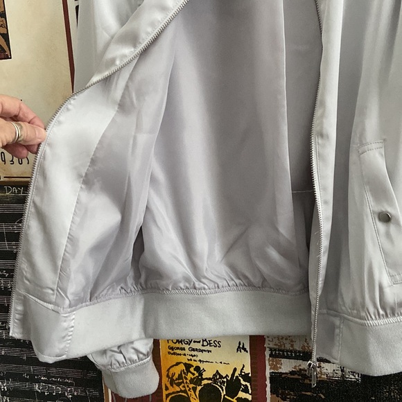 Philosophy Ice Grey Bomber Jacket - Picture 6 of 6